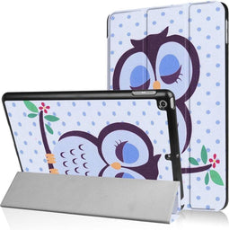 3-Vouw dommel uil stand flip hoes Geschikt voor iPad 9.7 (2017/2018)