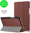 3-Vouw sleepcover hoes - Geschikt voor Huawei MediaPad M5 8.4 inch - bruin