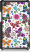 3-Vouw sleepcover hoes - Geschikt voor Huawei MediaPad M5 8.4 inch - Vlinders