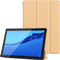 3-Vouw sleepcover hoes - Geschikt voor Huawei MediaPad T5 10 - Goud