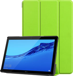 3-Vouw sleepcover hoes - Geschikt voor Huawei MediaPad T5 10 - Groen