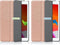 3-Vouw sleepcover hoes - Geschikt voor iPad 10.2 inch (2019/2020/2021) - Rose Goud