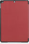 3-Vouw sleepcover hoes - Geschikt voor iPad 10.2 inch (2019/2020/2021) - Bordeaux Rood