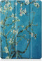 3-Vouw sleepcover hoes - Geschikt voor iPad 10.2 inch (2019/2020/2021) - Van Gogh Amandelboom