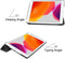 3-Vouw sleepcover hoes - Geschikt voor iPad 10.2 inch 2019 / 2020 / 2021 - Zwart