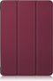 3-Vouw sleepcover hoes - Geschikt voor iPad Air (2022 / 2020) 10.9 inch - Bordeaux Rood