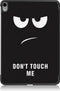 3-Vouw sleepcover hoes - Geschikt voor iPad Air (2022 / 2020) 10.9 inch - Don't Touch