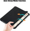 3-Vouw sleepcover hoes - Geschikt voor iPad Air (2022 / 2020) 10.9 inch - Zwart