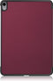 3-Vouw sleepcover hoes - Geschikt voor iPad Air (2022 / 2020) 10.9 inch - Bordeaux Rood