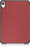 3-Vouw sleepcover hoes - Geschikt voor iPad Mini 6 (2021) - Bordeaux Rood