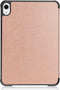 3-Vouw sleepcover hoes - Geschikt voor iPad Mini 6 (2021) - Rose Goud
