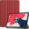 3-Vouw sleepcover hoes - Geschikt voor iPad Pro 11 inch (2020) - Bordeaux Rood