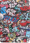 3-Vouw sleepcover hoes - Geschikt voor iPad Pro 11 inch (2020) - Graffiti