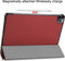 3-Vouw sleepcover hoes - Geschikt voor iPad Pro 11 inch (2020) - Bordeaux Rood