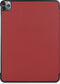 3-Vouw sleepcover hoes - Geschikt voor iPad Pro 11 inch (2020) - Bordeaux Rood