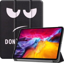 3-Vouw sleepcover hoes - Geschikt voor iPad Pro 11 inch (2018/2020/2021) - Don't Touch