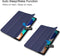 3-Vouw sleepcover hoes - Geschikt voor iPad Pro 12.9 inch (2020) - Blauw
