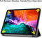 3-Vouw sleepcover hoes - Geschikt voor iPad Pro 12.9 inch (2021) - Zwart