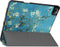 3-Vouw sleepcover hoes - Geschikt voor iPad Pro 12.9 inch (2021) - Van Gogh Amandelbloesem