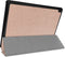 3-Vouw sleepcover hoes - Geschikt voor Lenovo Tab E10 - Rose Goud