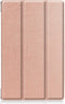 3-Vouw sleepcover hoes - Geschikt voor Lenovo Tab M10 FHD Plus (x606F) - Rose Goud
