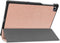 3-Vouw sleepcover hoes - Geschikt voor Lenovo Tab M10 FHD Plus (x606F) - Rose Goud