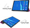 3-Vouw sleepcover hoes - Geschikt voor Lenovo Tab M10 FHD Plus (x606F) - Paars