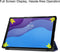 3-Vouw sleepcover hoes - Geschikt voor Lenovo Tab M10 HD Gen 2 (2e generatie) - Donkerblauw