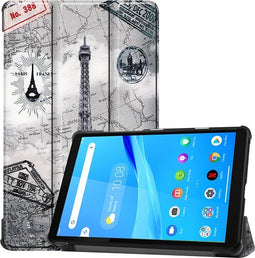 3-Vouw sleepcover hoes - Geschikt voor Lenovo Tab M8 - Eiffeltoren