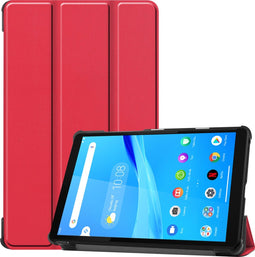 3-Vouw sleepcover hoes - Geschikt voor Lenovo Tab M8 - Rood