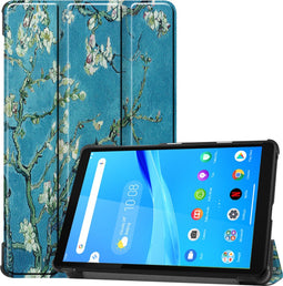 3-Vouw sleepcover hoes - Geschikt voor Lenovo Tab M8 - Van Gogh Amandelboom