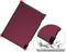 3-Vouw sleepcover hoes - Geschikt voor Lenovo Tab P10 - Bordeaux Rood