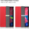 3-Vouw sleepcover hoes - Geschikt voor Lenovo Tab P11 / P11 Plus - Rood