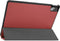 3-Vouw sleepcover hoes - Geschikt voor Lenovo Tab P11 Pro - Bordeaux Rood
