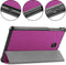 3-Vouw sleepcover hoes - Geschikt voor Samsung Galaxy Tab A 8.0 inch (2019) - Paars