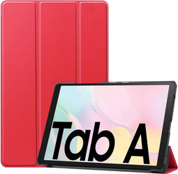 3-Vouw sleepcover hoes - Geschikt voor Samsung Galaxy Tab A7 (2020) - Rood