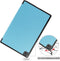 3-Vouw sleepcover hoes - Geschikt voor Samsung Galaxy Tab A7 (2020) - Lichtblauw