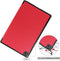 3-Vouw sleepcover hoes - Geschikt voor Samsung Galaxy Tab A7 (2020) - Rood