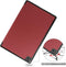 3-Vouw sleepcover hoes - Geschikt voor Samsung Galaxy Tab A7 (2020) - Bordeaux Rood