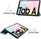3-Vouw sleepcover hoes - Geschikt voor Samsung Galaxy Tab A7 (2020) - Lichtblauw