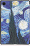 3-Vouw sleepcover hoes - Geschikt voor Samsung Galaxy Tab A8 (2021) - Van Gogh Sterrennacht