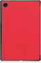 3-Vouw sleepcover hoes - Geschikt voor Samsung Galaxy Tab A8 (2021) - Rood