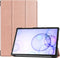 3-Vouw sleepcover hoes - Geschikt voor Samsung Galaxy Tab S6 - Rose Goud