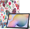 3-Vouw sleepcover hoes - Geschikt voor Samsung Galaxy Tab S7 Plus / Tab S8 Plus - Vlinders