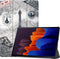3-Vouw sleepcover hoes - Geschikt voor Samsung Galaxy Tab S7 Plus / Tab S8 Plus - Eiffeltoren