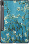3-Vouw sleepcover hoes - Geschikt voor Samsung Galaxy Tab S7 Plus / Tab S8 Plus - Van Gogh Amandelbloesem