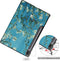 3-Vouw sleepcover hoes - Geschikt voor Samsung Galaxy Tab S7 Plus / Tab S8 Plus - Van Gogh Amandelbloesem