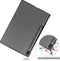 3-Vouw sleepcover hoes - Geschikt voor Samsung Galaxy Tab S7 Plus / Tab S8 Plus - Grijs