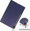 3-Vouw sleepcover hoes - Geschikt voor Samsung Galaxy Tab S7 Plus / Tab S8 Plus - Blauw