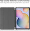 3-Vouw sleepcover hoes - Geschikt voor Samsung Galaxy Tab S7 / Tab S8 - Grijs
